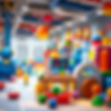 Interactive play area for children featuring diverse toys.