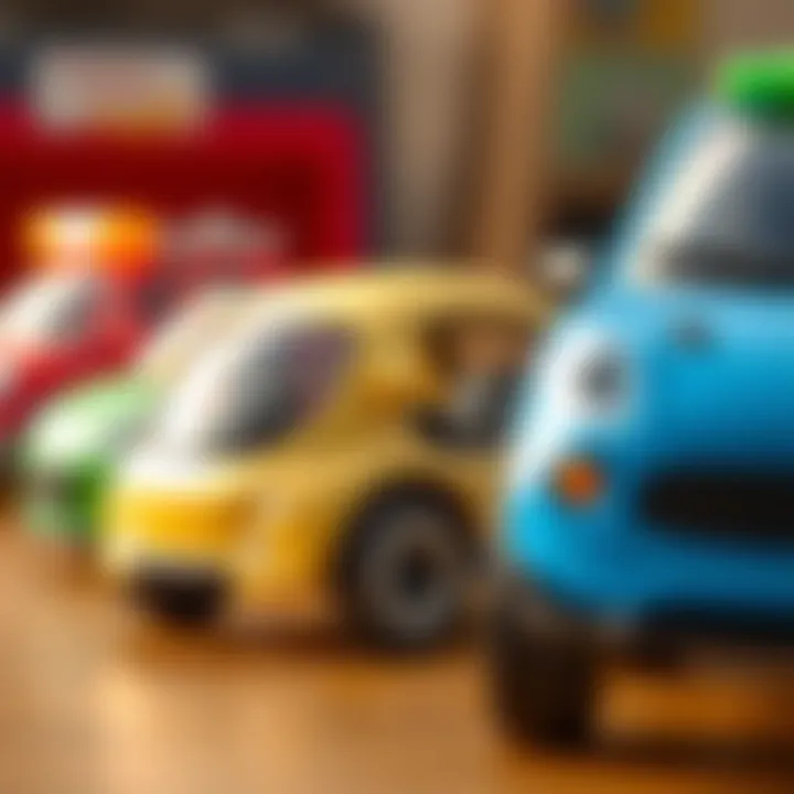 Different models of electric cars for kids