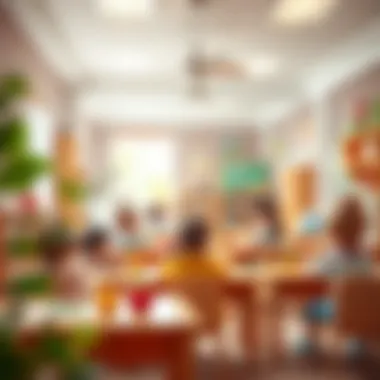 A serene classroom environment encouraging learning.