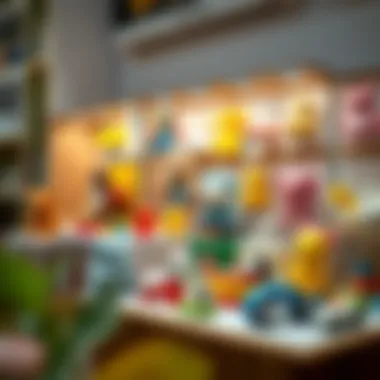 A selection of safe baby products on display