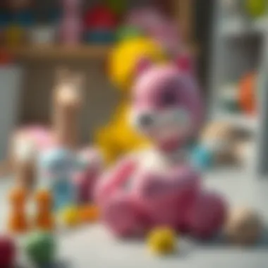 Selection of baby toys for developmental growth