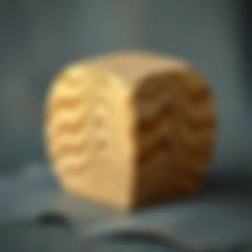 Lightweight balsa wood showcasing its unique grain pattern