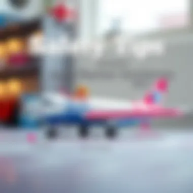 An informative graphic displaying safety tips for parents regarding Barbie airplane toys, emphasizing safe play practices.