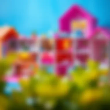 Exploring the Vibrant Rooms of a Barbie Dollhouse Colorful Barbie dollhouse showcasing various rooms