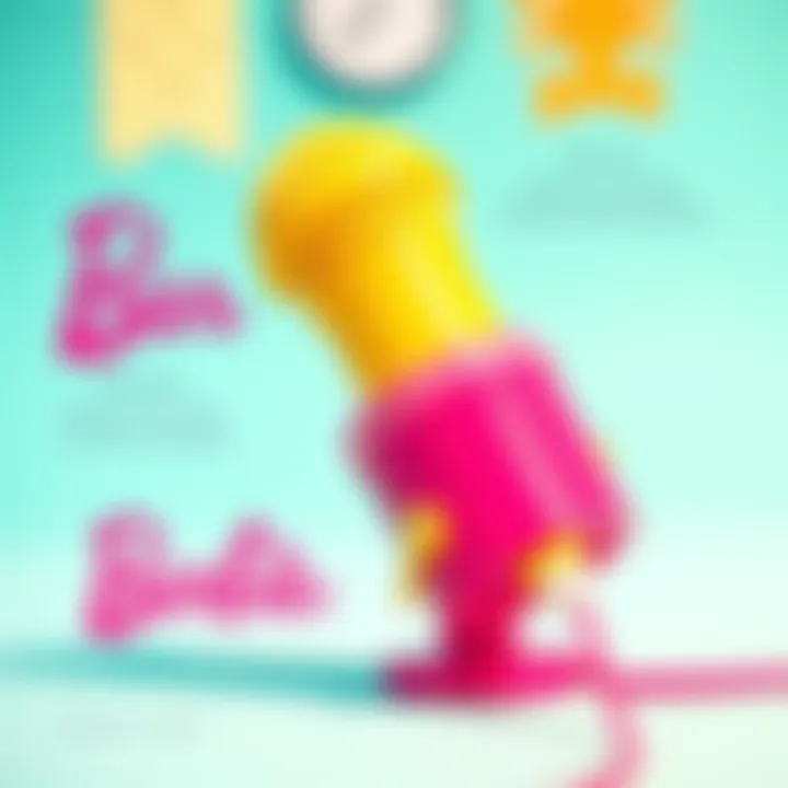 Educational Benefits of Barbie Microphone Educational benefits of Barbie microphone illustrated