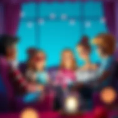 Family Movie Night with Barbie A family watching the Barbie film together in a cozy setting.