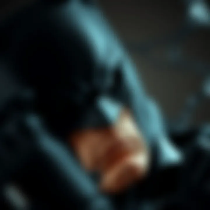 A close-up of Batman's intense expression as he contemplates his complex feelings for Catwoman.