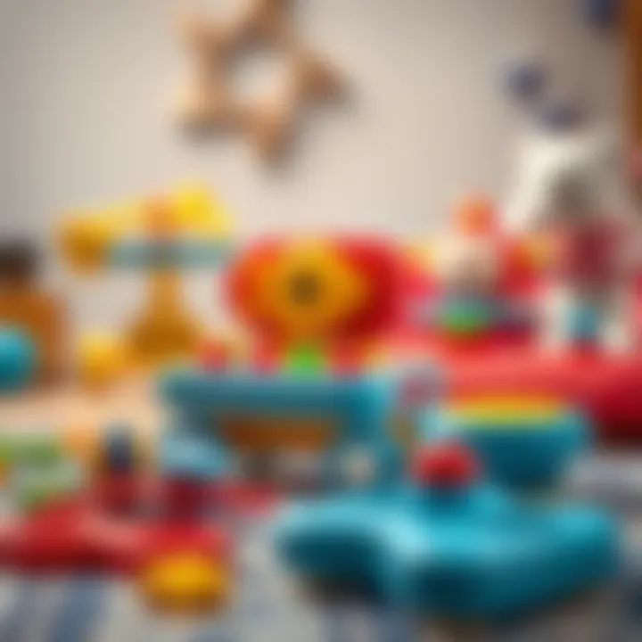 Musical toys promoting sensory exploration