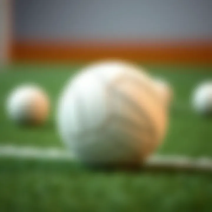 Impact of white volleyballs on young players