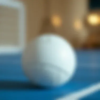 Material composition of a white volleyball