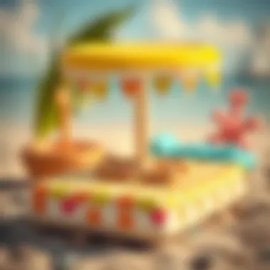 Different Models of Beach Mattresses for Babies Different models of beach mattresses for babies