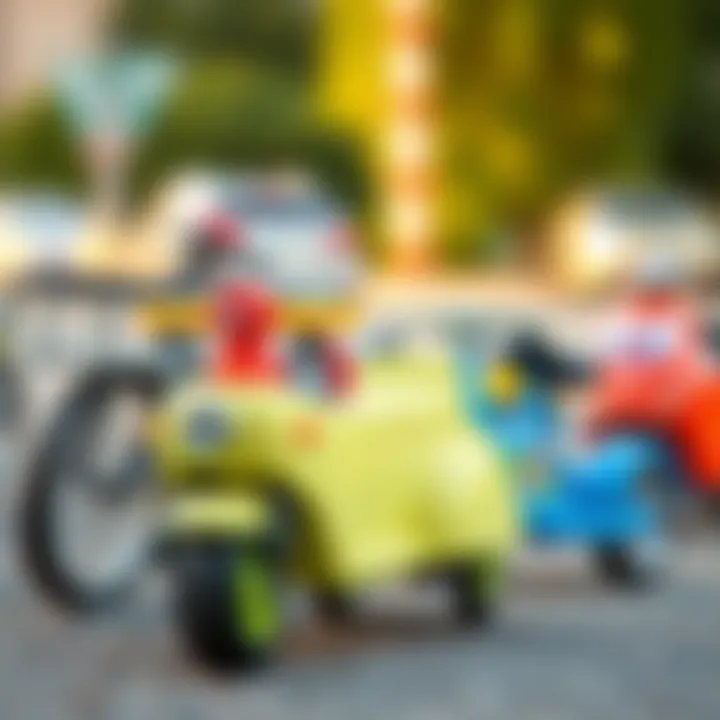 A variety of bicycle car models suitable for different age groups