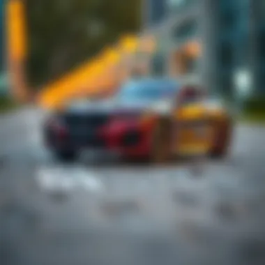 BMW remote-controlled car model with sleek design