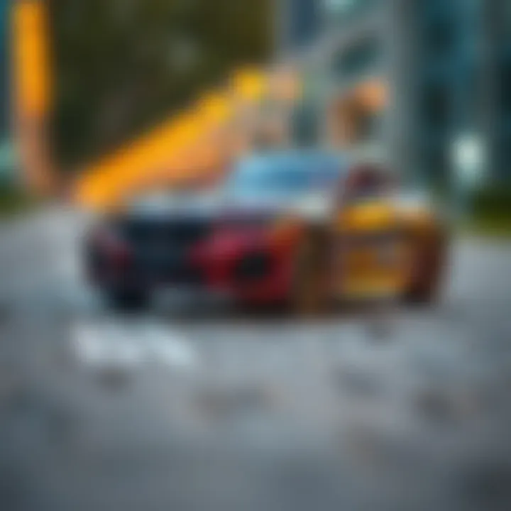 BMW remote-controlled car model with sleek design