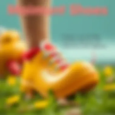 Illustration showing proper care for pisi pisi shoes