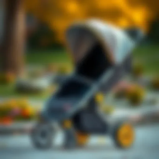 Child safety features in strollers