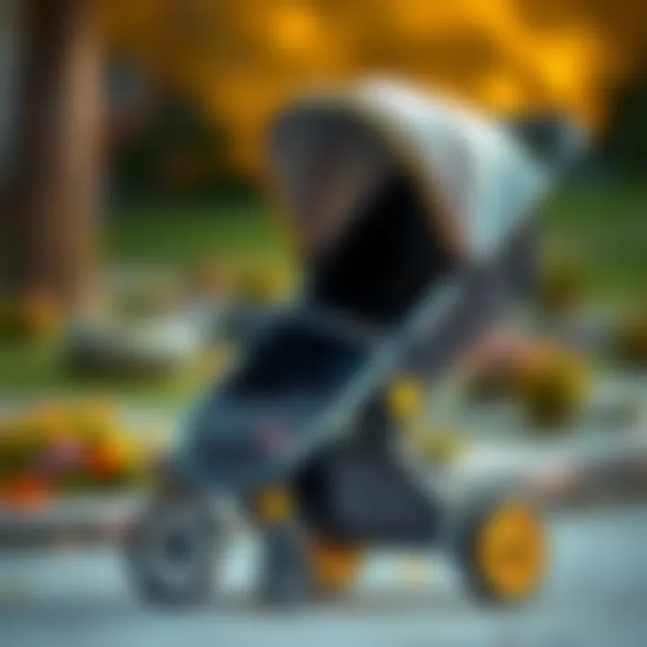 Child safety features in strollers