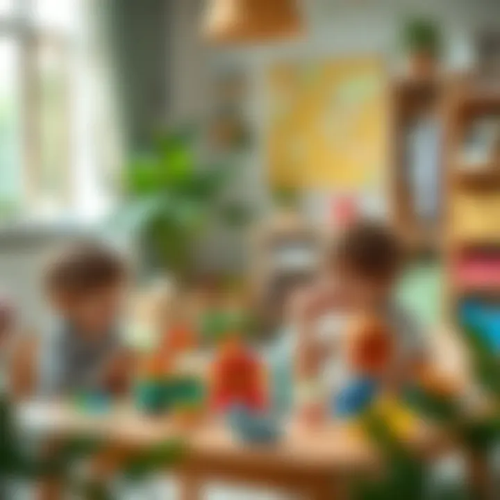 Children engaging with Jungle 8 toys, showcasing educational play