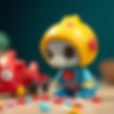 Close-up of Cicciobello's features and design