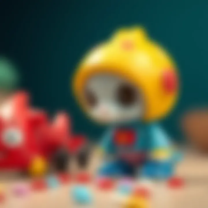 Close-up of Cicciobello's features and design