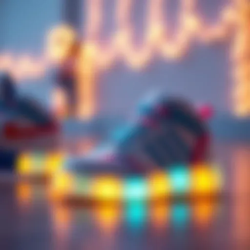 Colorful light-up shoes for children