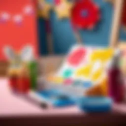 Colorful painting set for children