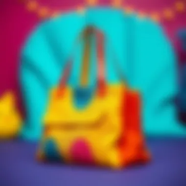 Colorful tote bag for kids