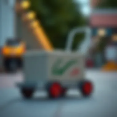 Compact and Efficient Package Dolly Compact package dolly for easy transportation