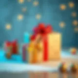 Creative gift box design showcasing innovative materials