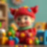 Colorful educational toys for toddlers