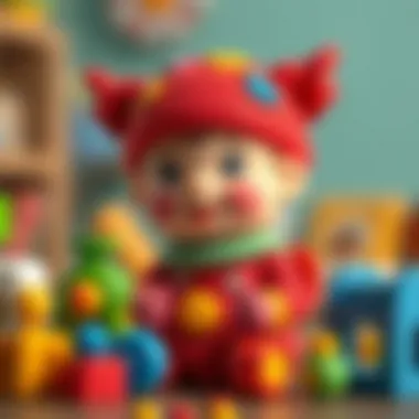 Colorful educational toys for toddlers