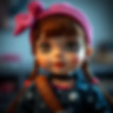 Detailed Features of Jenna Toy Close-up of Cry Babies Jenna features and accessories