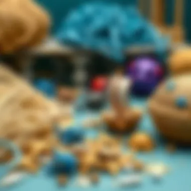 Crafting Materials for Sea Figures Materials used in crafting sea figures