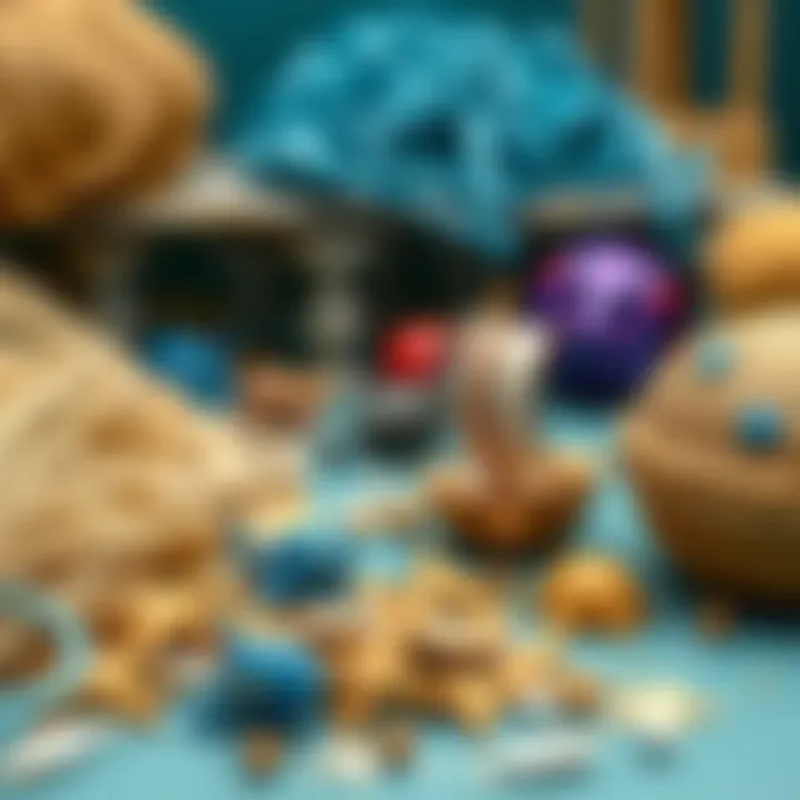 Crafting Materials for Sea Figures Materials used in crafting sea figures