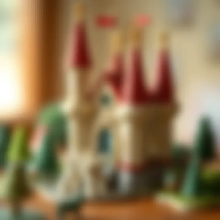 Detailed design of a mini castle toy