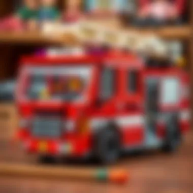 Exploring Fire Truck Set Components Detailed features of Lego fire truck set