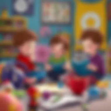 Children engaging with educational content on Disney Plus