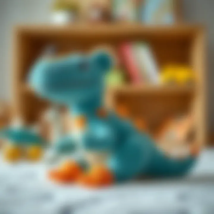 Educational benefits of dinosaur plush toys illustrated