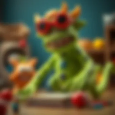 Educational Value of Monster Toys A depiction of educational aspects of monster toys