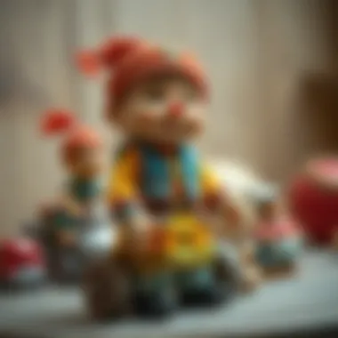 Cultural Impact of Old Toys Cultural representation through old toys from various regions.