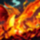 Fiery Clash: The Might of Fire Pokémon Fiery battle of fire Pokémon showcasing their abilities