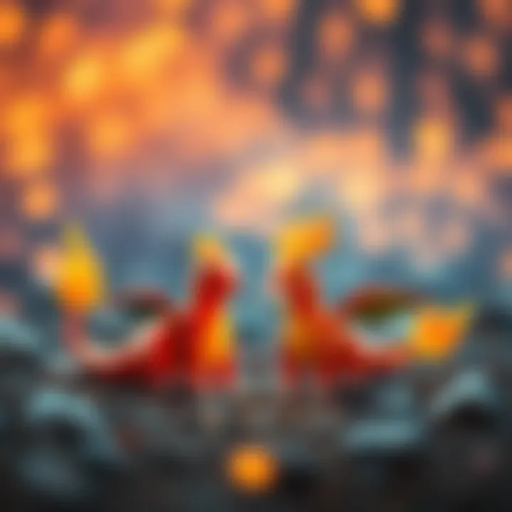 Collectible Treasures: Fire Pokémon Series Popular collectibles featuring fire Pokémon designs