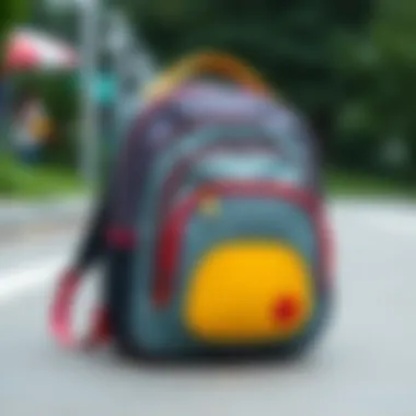 Functional school bag with safety features