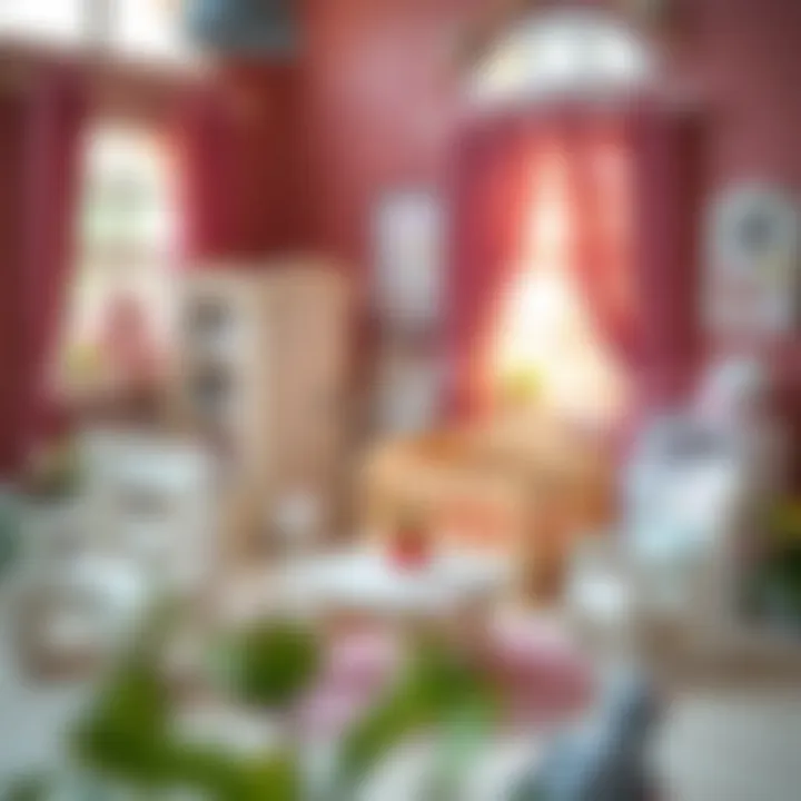 Baby furniture displayed in a charming setting