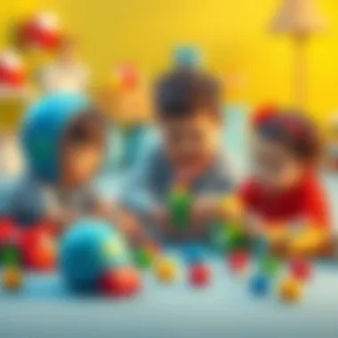 Playtime with safe toys