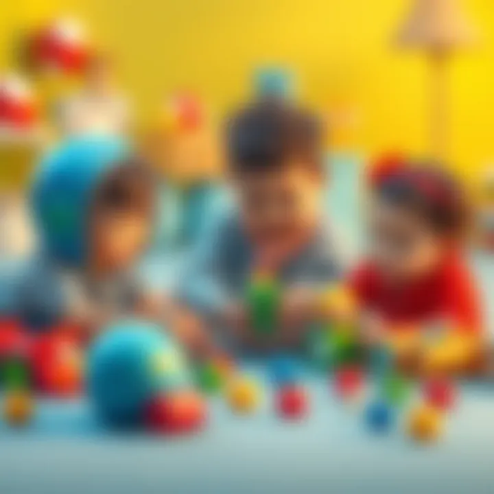 Playtime with safe toys