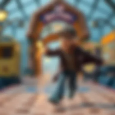 A young wizard enthusiastically running towards Platform 9 3/4, embodying the spirit of adventure and discovery.