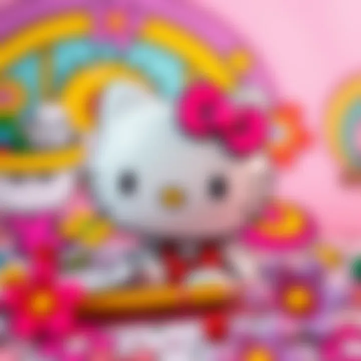 Hello Kitty Coloring Delight Colorful Hello Kitty coloring page filled with creativity