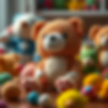 An infographic detailing the history of plush toys through the decades.