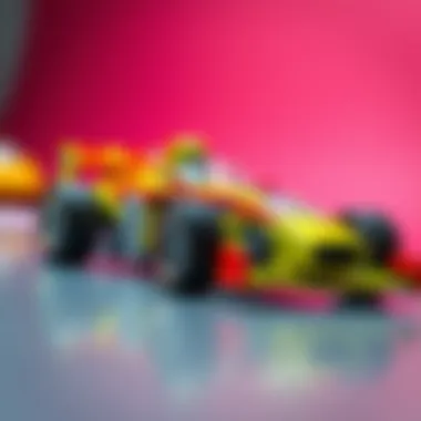 An iconic racing model with a vibrant color scheme